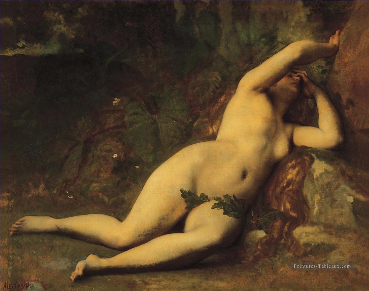 Eve après la chute Alexandre Cabanel Nu Peintures à l'huile